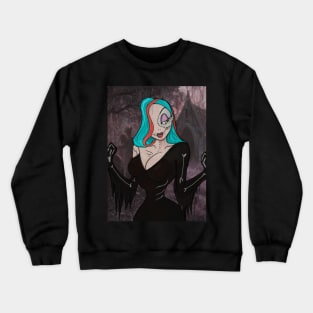 Gothic Pin-Up Beauty by Gus Fink Crewneck Sweatshirt